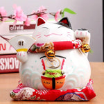 Charger l'image dans la galerie, Maneki-Neko Tirelire 'Petit Éventail'
