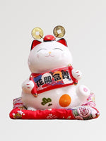 Charger l'image dans la galerie, Maneki-Neko Tirelire 'Ruban Japonais'
