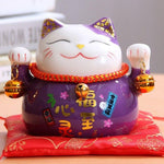 Charger l'image dans la galerie, Maneki-Neko Tirelire Violet
