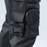 Charger l'image dans la galerie, Pantalon Cargo Noir Homme 'Nichinan'
