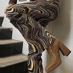 Charger l'image dans la galerie, Pantalon Illusion Optique Femme 'Kagoshima'
