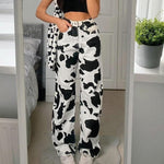 Charger l'image dans la galerie, Pantalon Large Imprimé Vache Femme 'Oita'
