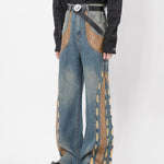 Charger l'image dans la galerie, Pantalon Patchwork Femme
