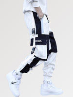 Charger l'image dans la galerie, Pantalon Streetwear Japonais Blanc Homme 'Saku'
