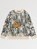 Charger l'image dans la galerie, Pull Japonais Chats 'Harajuku'
