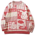 Charger l'image dans la galerie, Pull Lapin Motifs Japonais 'Saitama'
