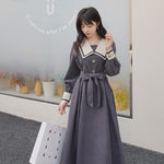 Charger l'image dans la galerie, Robe Japonaise Noire Traditionnelle 'Hangaku'
