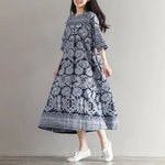 Charger l'image dans la galerie, Robe Motifs Japonais 'Yuriko'
