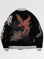 Charger l'image dans la galerie, Sukajan Jacket Phoenix Rouge 'Yamaguchi'
