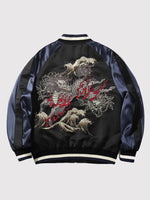 Charger l'image dans la galerie, Sukajan Jacket Rouge et Noir
