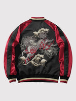 Charger l'image dans la galerie, Sukajan Jacket Rouge et Noir
