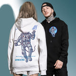 Charger l'image dans la galerie, Sweat à capuche Cosmonaute Motifs Japonais 'Hikoshi'
