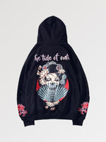 Charger l'image dans la galerie, Sweat à capuche Japonais Geisha 'Nanika'
