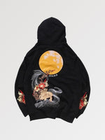 Charger l'image dans la galerie, Sweat à capuche Japonais 'Pleine lune'
