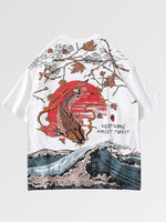 Charger l'image dans la galerie, T-shirt Carpe de Kanagawa 'Shimasu'
