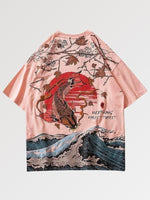 Charger l'image dans la galerie, T-shirt Carpe de Kanagawa 'Shimasu'
