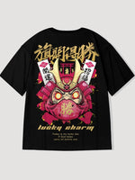 Charger l'image dans la galerie, T-shirt Japonais Daruma 'Lucky Charm'

