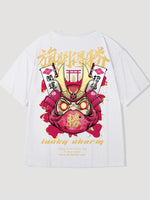 Charger l'image dans la galerie, T-shirt Japonais Daruma 'Lucky Charm'

