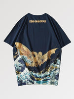 Charger l'image dans la galerie, T-shirt Japonais Gold Dragon 'Arigato'
