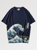 Charger l'image dans la galerie, T-shirt Japonais 'Vague de Kanagawa'
