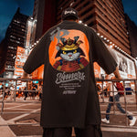 Charger l'image dans la galerie, T-shirt Motifs Japonais 'Chat Samouraï'

