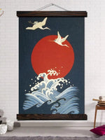 Charger l'image dans la galerie, Tableau Japonais 'Soleil de Kanagawa'
