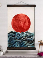 Charger l'image dans la galerie, Tableau Vague Japonaise 'Shinano'
