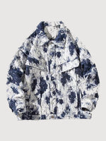 Charger l'image dans la galerie, Veste en Jean Imprimé Abstrait 'Ito'
