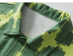 Charger l'image dans la galerie, Veste en Jean Motif Vert 'Matsuri'
