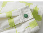 Charger l'image dans la galerie, Veste en Jean Motif Vert 'Matsuri'

