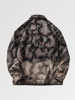 Charger l'image dans la galerie, Veste en Jean Motifs Paisley 'Matsudaira'
