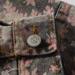 Charger l'image dans la galerie, Veste en Jean Motifs Paisley 'Matsudaira'

