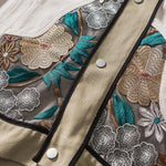 Charger l'image dans la galerie, Veste en Jean Motifs Vintage 'Masaki'
