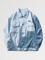 Charger l'image dans la galerie, Veste en Jean Style Patchwork 'Koichi'
