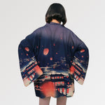 Charger l'image dans la galerie, Veste Kimono Coucher de Soleil 'Shikotan'
