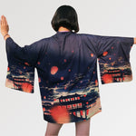 Charger l'image dans la galerie, Veste Kimono Coucher de Soleil 'Shikotan'
