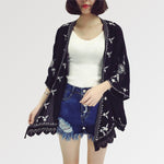 Charger l'image dans la galerie, Veste Kimono Dentelle 'Manabeshima'
