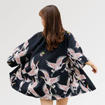 Charger l'image dans la galerie, Veste Kimono Envol de Grues 'Itsukushima'

