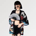 Charger l'image dans la galerie, Veste Kimono Femme Dragon 'Nakamura'
