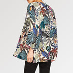 Charger l'image dans la galerie, Veste Kimono Fleurie Femme 'Seijiri'
