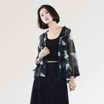 Charger l'image dans la galerie, Veste Kimono Femme Transparente 'Amakusa'
