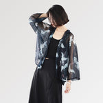 Charger l'image dans la galerie, Veste Kimono Femme Transparente 'Amakusa'
