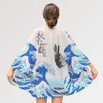 Charger l'image dans la galerie, Veste Kimono Femme Vague de Kanagawa 'Eightman'
