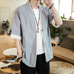 Charger l'image dans la galerie, Veste Kimono Homme 'Born to Beat'
