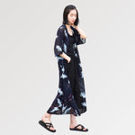 Charger l'image dans la galerie, Veste Kimono Longue Transparente Femme 'Sugimura'
