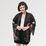 Charger l'image dans la galerie, Veste Kimono Motif Carpe Koï Rouge 'Etorofu'
