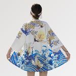 Charger l'image dans la galerie, Veste Kimono Motif Clair de Lune 'Satsunan'

