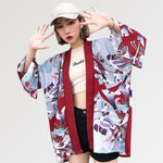 Charger l'image dans la galerie, Veste Kimono Streetwear Femme 'Okino'
