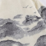 Charger l'image dans la galerie, Veste Polaire Zippée Motifs Brouillard 'Ichihara'
