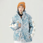 Charger l'image dans la galerie, Veste Japonaise Motif Floral 'Furawazu'
